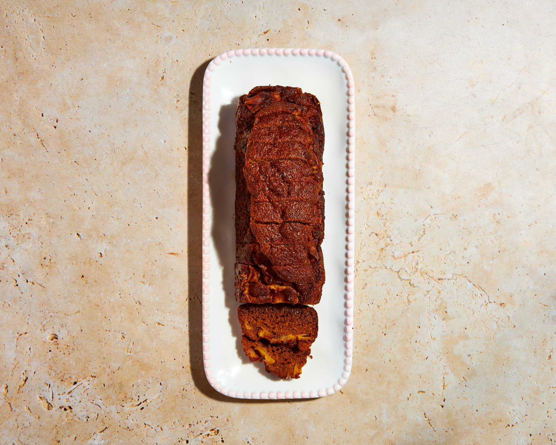 Cake aux pommes caramélisés