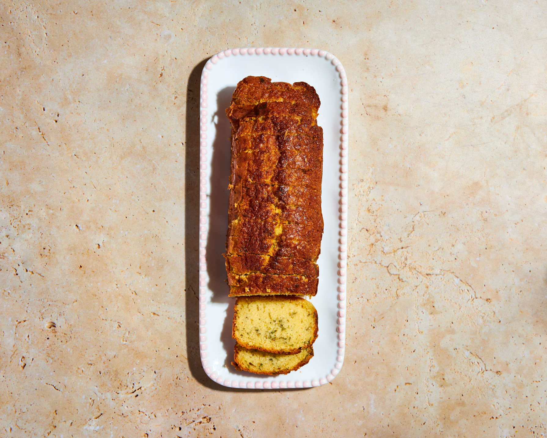 Cake citron basilic