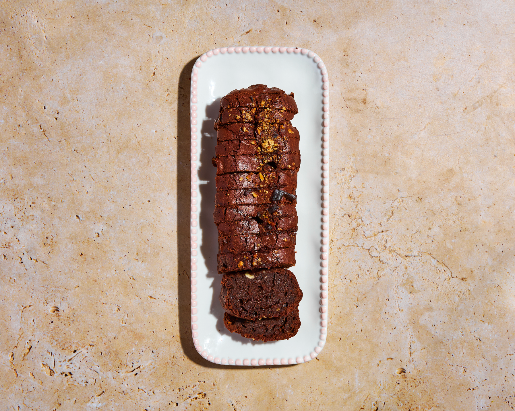 Fondant au chocolat fleur d'oranger et noisettes